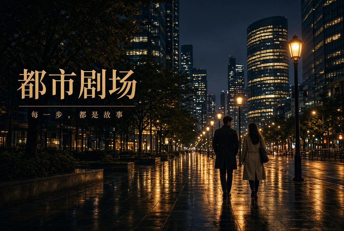 城市生活题材导览图